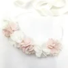 Beads & Beyond Flower Girl Gifts | Flower Girl Hair Accessories*Gabriella Blush and Ivory Flower Crown Hair Band