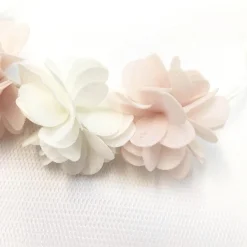 Beads & Beyond Flower Girl Gifts | Flower Girl Hair Accessories*Gabriella Blush and Ivory Flower Crown Hair Band