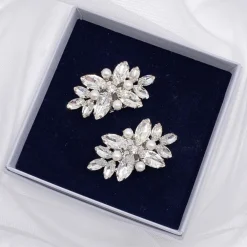 Lace & Favour Bride Gifts | Shoe Jewellery*Gaiety Classic Pearl and Crystal Shoe Clips