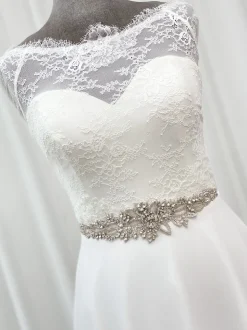 Beads & Beyond Wedding Dress Belts*Hamilton Vintage Beaded and Crystal Embellished Bridal Belt