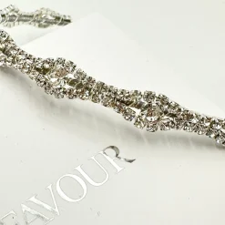 Beads & Beyond Vintage Headpieces | Crystal Hair Accessories*Harper Narrow Diamante Wedding Headband Silver