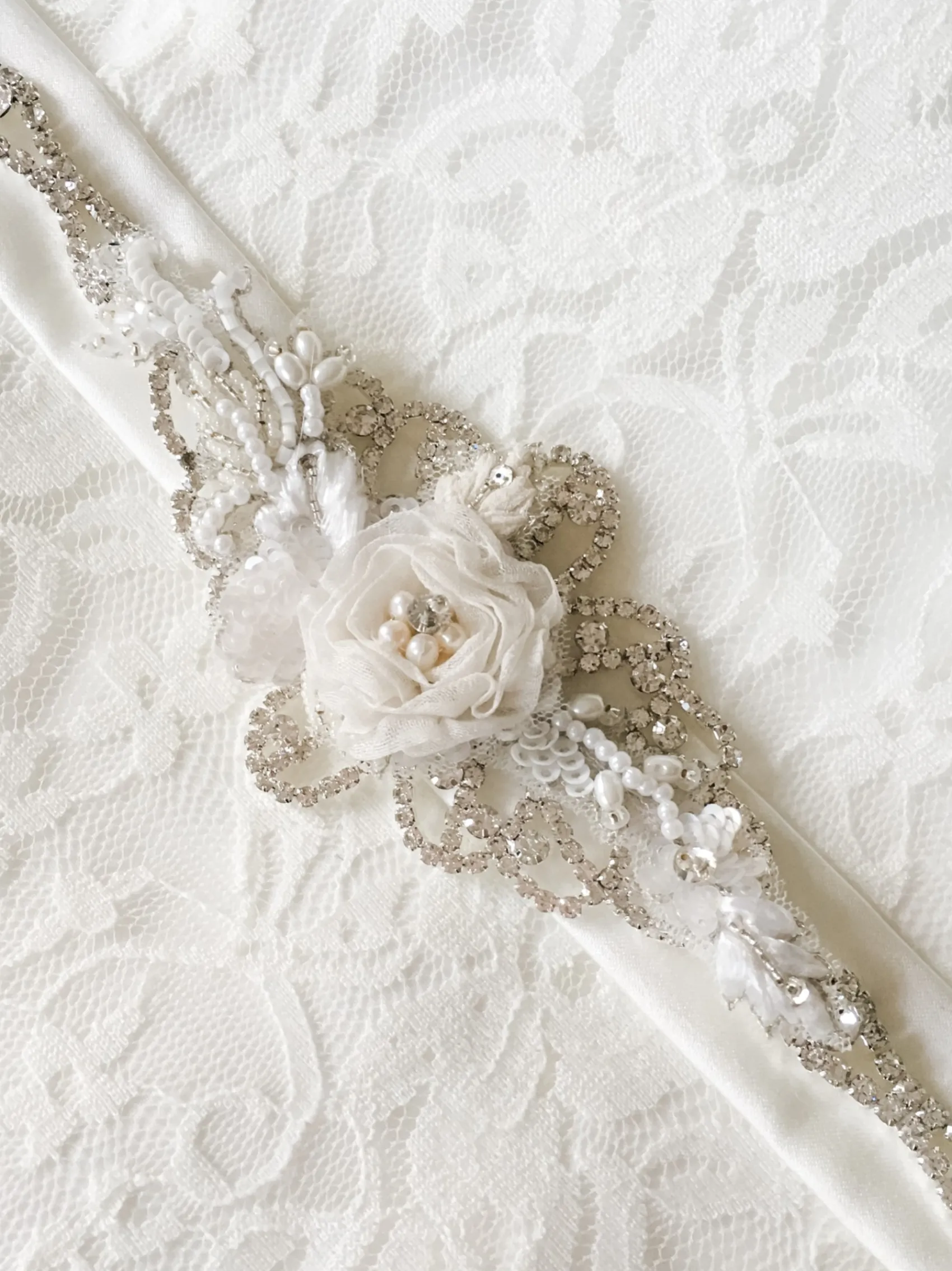 Beads & Beyond Wedding Dress Belts*Harper Rose Beaded and Diamante Bridal Belt