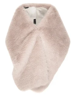 Helen Moore Faux Fur Jackets, Capes And Shawls | Wedding Capes & Wraps*Long Faux Fur Stole | Lace & Favour Quartz