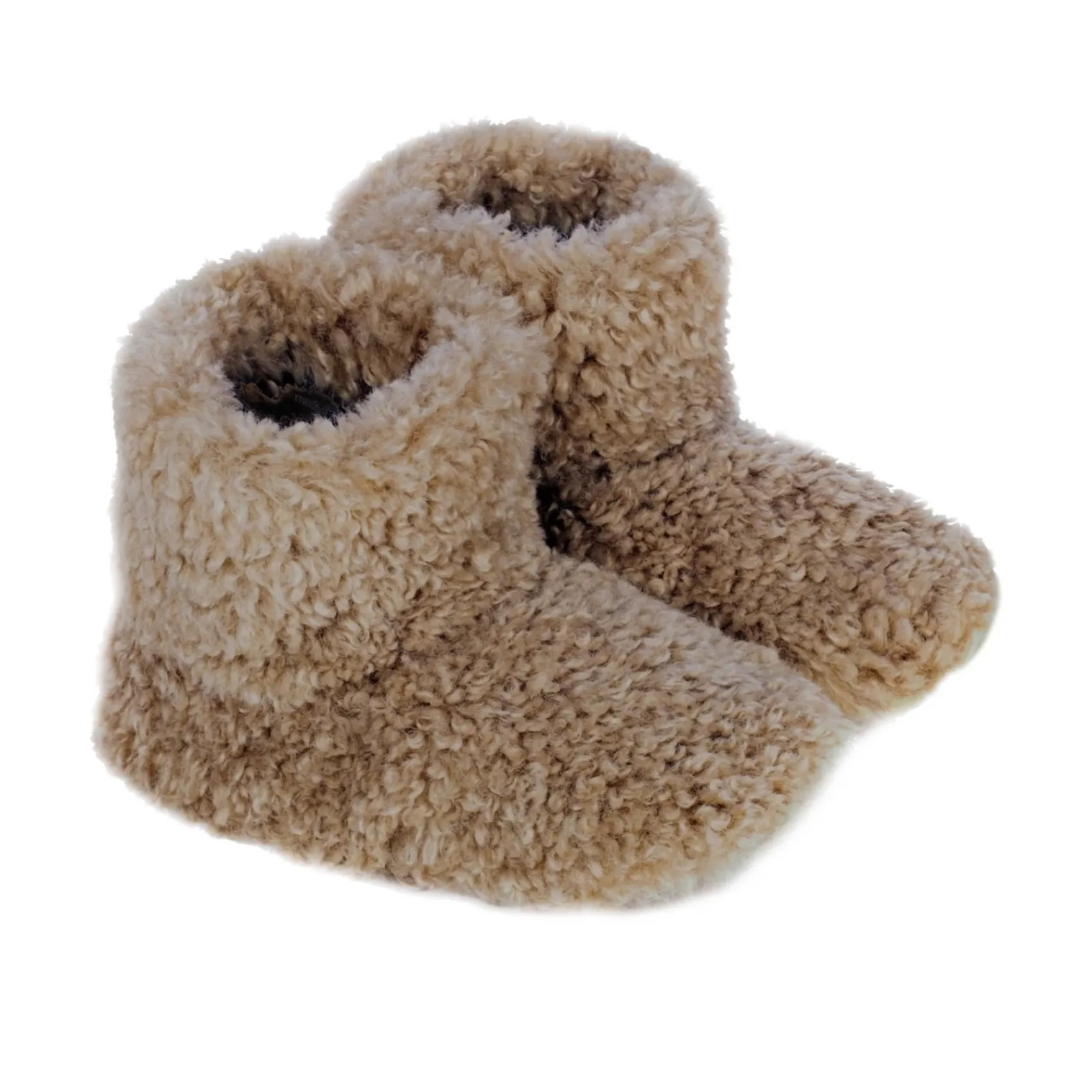 Helen Moore Honeymoon Gifts | Bride Gifts*Faux Sheepskin Slipper Boots Taupe