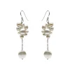 Hermione Harbutt Pearl Jewellery | Silver Wedding Jewellery*Aisla Statement Freshwater Pearl Earrings Ivory