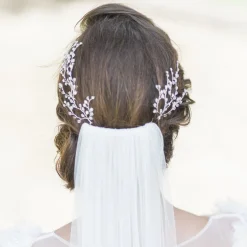 Hermione Harbutt Crystal Hair Accessories | Silver Hair Accessories*Dewdrop Swarovski Crystal Bridal Hair Pins