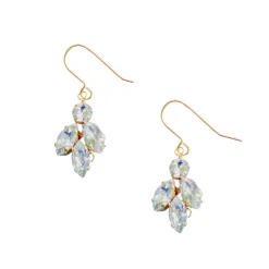 Hermione Harbutt Crystal Jewellery | Gold Wedding Jewellery*Kensington Drop Earrings