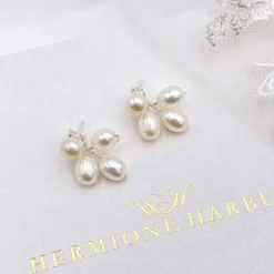 Hermione Harbutt Mother Of The Groom Gifts | Mother Of The Bride Gifts*Kensington Freshwater Pearl Earrings Ivory