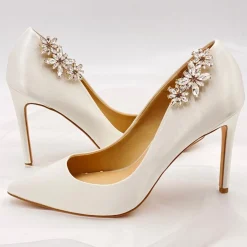 Lace & Favour Bride Gifts | Shoe Jewellery*Horizon Gold Crystal Starburst Shoe Clips