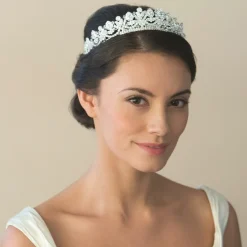 Ivory & Co Vintage Headpieces | Silver Hair Accessories*Ivory and Co Alexandra Silver Crystal Embellished Bridal Tiara