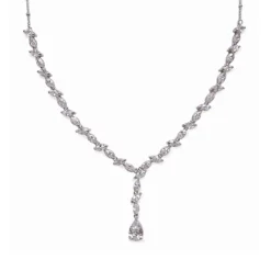 Ivory & Co Bride Gifts | Crystal Jewellery*Ivory and Co Andorra Cubic Zirconia Wedding Necklace