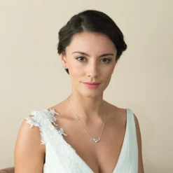 Ivory & Co Bridesmaid Gifts | Bride Gifts*Ivory and Co Aphrodite Crystal Leaves and Pearl Wedding Necklace