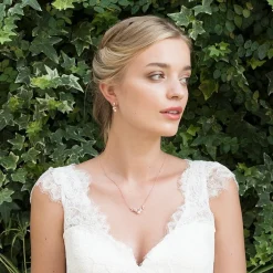 Ivory & Co Bride Gifts | Pearl Jewellery*Ivory and Co Aphrodite Rose Gold Bridal Jewellery Set