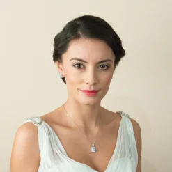 Ivory & Co Silver Prom Jewellery | Prom Necklaces*Ivory and Co Art Deco Crystal Pendant Necklace