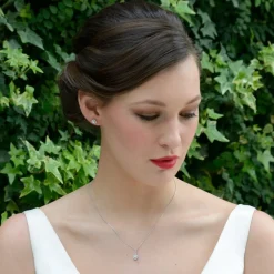 Ivory & Co Silver Prom Jewellery | Prom Necklaces*Ivory and Co Balmoral Crystal Pendant Necklace