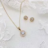 Ivory & Co Gold Prom Jewellery | Prom Jewellery Sets*Ivory and Co Balmoral Gold Wedding Jewellery Set