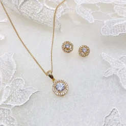 Ivory & Co Gold Prom Jewellery | Prom Jewellery Sets*Ivory and Co Balmoral Gold Wedding Jewellery Set