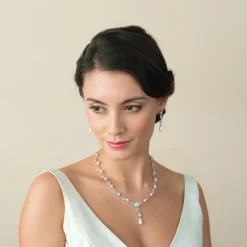 Ivory & Co Bride Gifts | Vintage Jewellery*Ivory and Co Belgravia Pearl and Crystal Drop Wedding Earrings