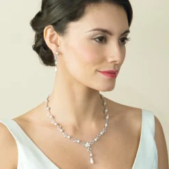 Ivory & Co Bride Gifts | Vintage Jewellery*Ivory and Co Belgravia Pearl and Crystal Wedding Necklace