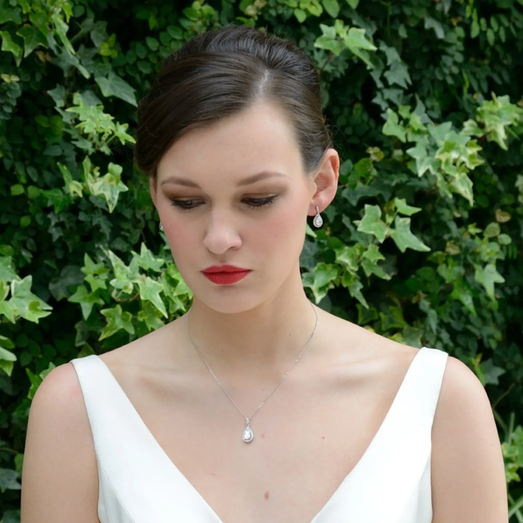 Ivory & Co Silver Prom Jewellery | Prom Earrings*Ivory and Co Belmont Crystal Drop Wedding Earrings
