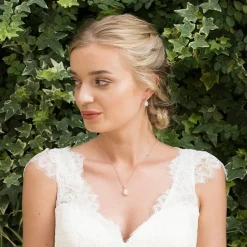 Ivory & Co Bridesmaid Gifts | Crystal Jewellery*Ivory and Co Belmont Crystal Drop Wedding Earrings (Rose Gold)