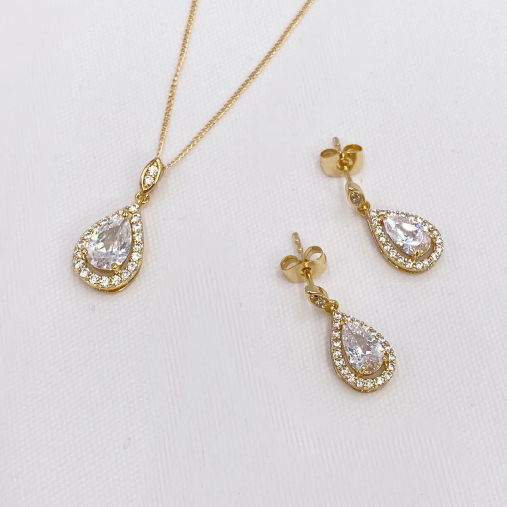 Ivory & Co Gold Prom Jewellery | Prom Jewellery Sets*Ivory and Co Belmont Gold Crystal Bridal Jewellery Set