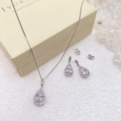 Ivory & Co Silver Prom Jewellery | Prom Jewellery Sets*Ivory and Co Belmont Silver Crystal Bridal Jewellery Set