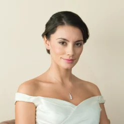 Ivory & Co Bridesmaid Gifts | Crystal Jewellery*Ivory and Co Berkley Crystal Pendant Necklace