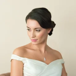 Ivory & Co Bridesmaid Gifts | Crystal Jewellery*Ivory and Co Berkley Crystal Pendant Necklace