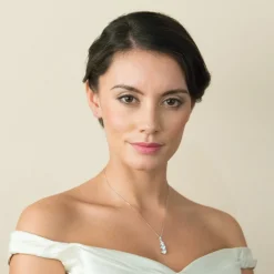 Ivory & Co Bridesmaid Gifts | Crystal Jewellery*Ivory and Co Berkley Crystal Pendant Necklace