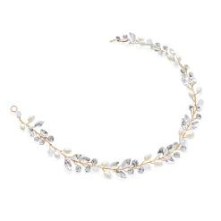 Ivory & Co Bridesmaid Gifts | Bride Gifts*Ivory and Co Bohemia Gold Delicate Pearl and Crystal Hair Vine