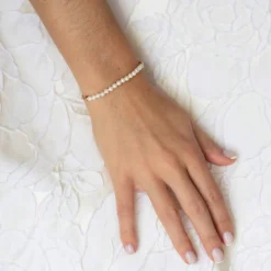 Ivory & Co Flower Girl Gifts | Bridesmaid Gifts*Ivory and Co Carlisle Gold Pearl Toggle Bracelet