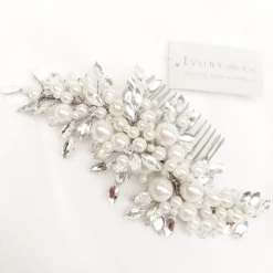 Ivory & Co Bride Gifts | Pearl Hair Accessories*Ivory and Co Catalina Pearl and Crystal Bridal Hair Comb