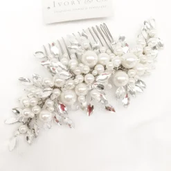 Ivory & Co Bride Gifts | Pearl Hair Accessories*Ivory and Co Catalina Pearl and Crystal Bridal Hair Comb