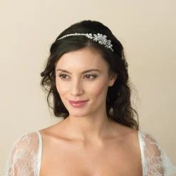 Ivory & Co Pearl Hair Accessories | Silver Hair Accessories*Ivory and Co Clara Pearl and Crystal Bridal Headband