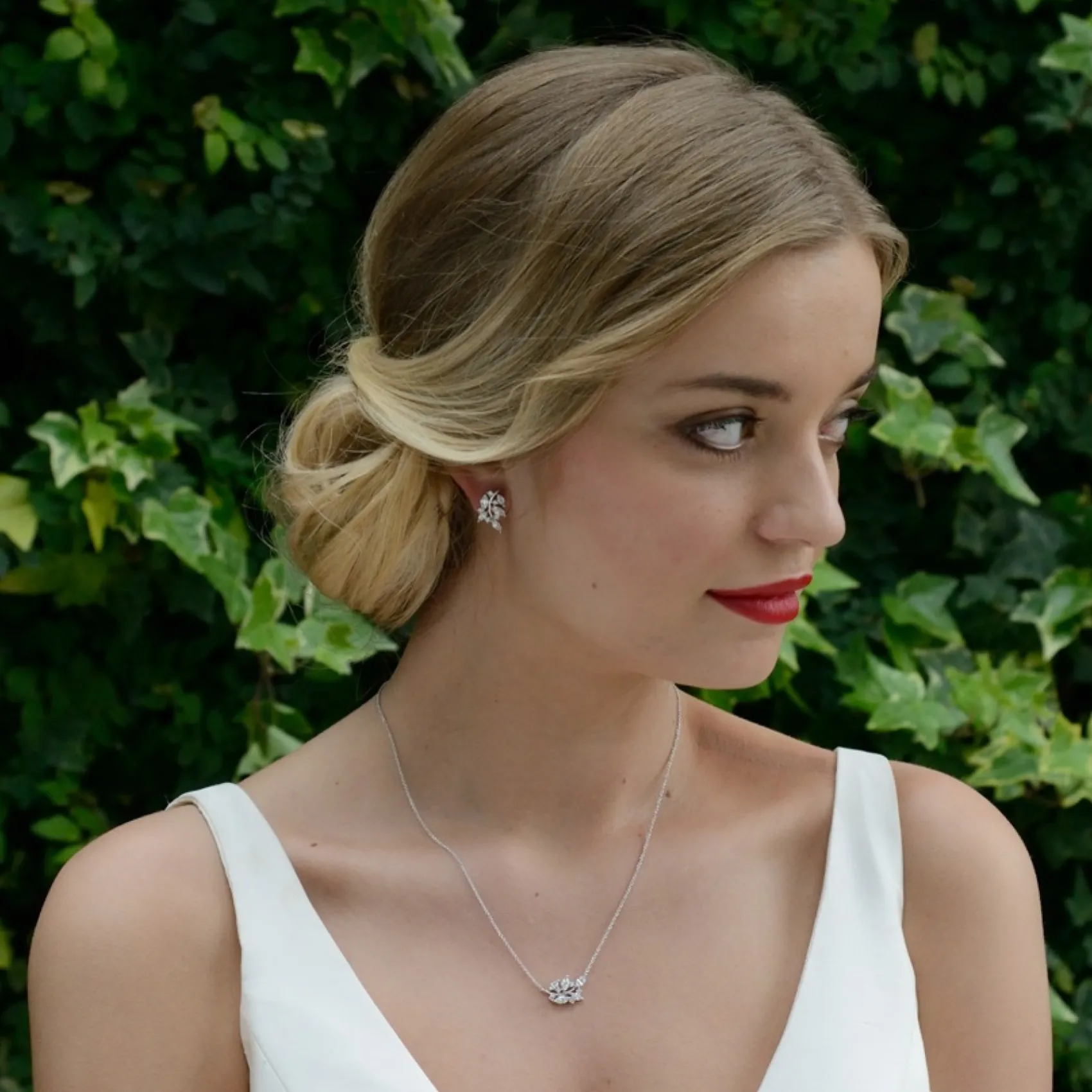 Ivory & Co Silver Prom Jewellery | Prom Earrings*Ivory and Co Cypress Vine of Leaves Earrings