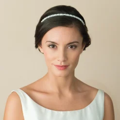 Ivory & Co Prom Headbands & Tiaras | Crystal Hair Accessories*Ivory and Co Eden Narrow Silver Crystal Wedding Headband