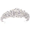 Ivory & Co Pearl Hair Accessories | Silver Hair Accessories*Ivory and Co Emma Statement Embellished Floral Bridal Tiara