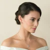 Ivory & Co Prom Necklaces | Silver Prom Jewellery*Ivory and Co Eternity Crystal Pendant Necklace