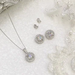 Ivory & Co Bride Gifts | Crystal Jewellery*Ivory and Co Hampton Crystal Bridal Jewellery Set