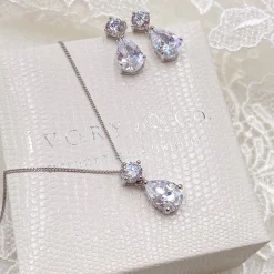 Ivory & Co Silver Prom Jewellery | Prom Jewellery Sets*Ivory and Co Imperial Cubic Zirconia Bridal Jewellery Set