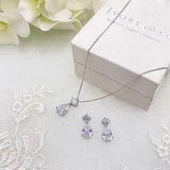 Ivory & Co Silver Prom Jewellery | Prom Jewellery Sets*Ivory and Co Imperial Cubic Zirconia Bridal Jewellery Set