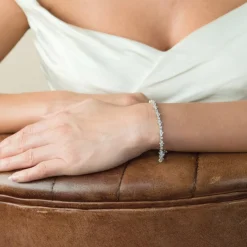 Ivory & Co Silver Prom Jewellery | Prom Bracelets*Ivory and Co Kensington Cubic Zirconia Wedding Bracelet