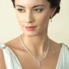 Ivory & Co Bride Gifts | Vintage Jewellery*Ivory and Co Kensington Cubic Zirconia Wedding Necklace