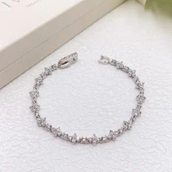 Ivory & Co Silver Prom Jewellery | Prom Bracelets*Ivory and Co Kensington Cubic Zirconia Wedding Bracelet