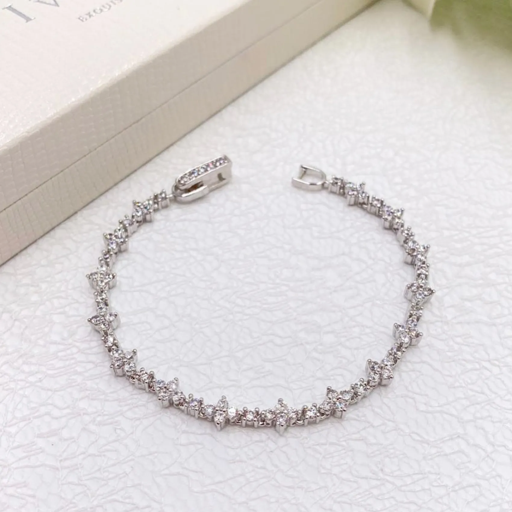 Ivory & Co Silver Prom Jewellery | Prom Bracelets*Ivory and Co Kensington Cubic Zirconia Wedding Bracelet