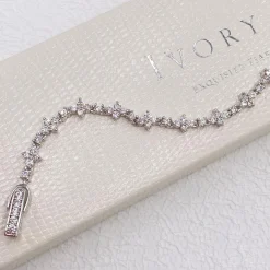 Ivory & Co Silver Prom Jewellery | Prom Bracelets*Ivory and Co Kensington Cubic Zirconia Wedding Bracelet