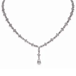 Ivory & Co Bride Gifts | Vintage Jewellery*Ivory and Co Kensington Cubic Zirconia Wedding Necklace