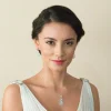 Ivory & Co Silver Prom Jewellery | Prom Necklaces*Ivory and Co Lexington Crystal and Cubic Zirconia Pendant Necklace