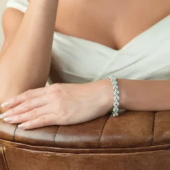 Ivory & Co Bride Gifts | Vintage Jewellery*Ivory and Co Lincoln Cubic Zirconia Wedding Bracelet
